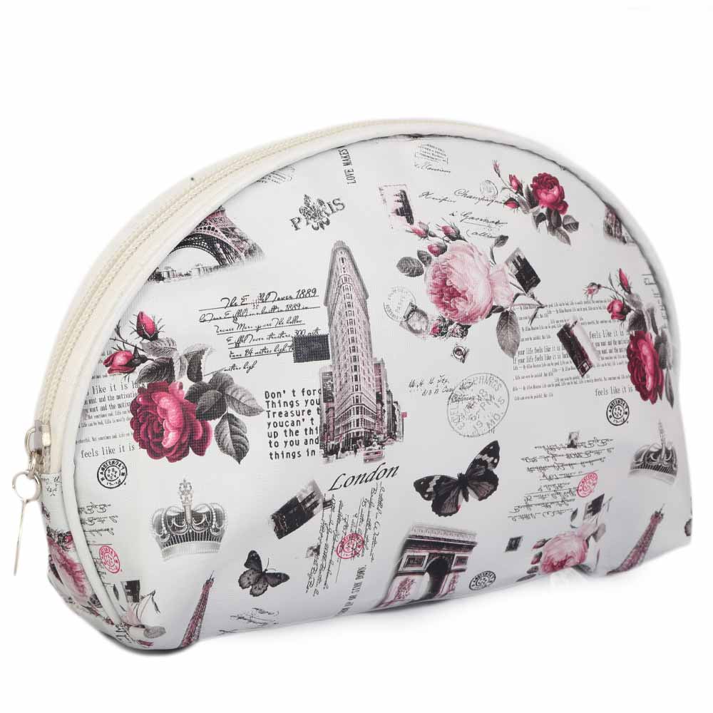 Women's Makeup Pouch - Grey, Beauty & Personal Care, Beauty Tools, Chase Value, Chase Value