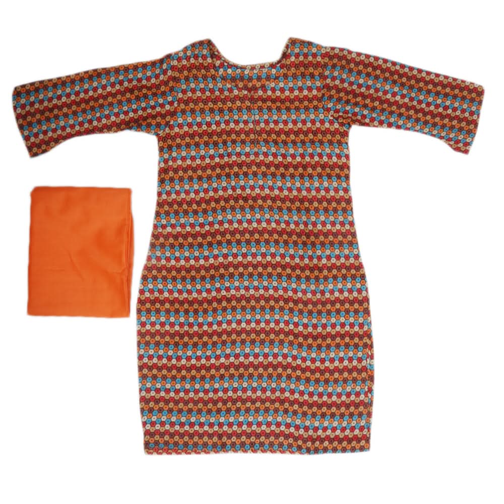 Girls Printed Shalwar Suit - Multi, Kids, Girls Sets And Suits, Chase Value, Chase Value