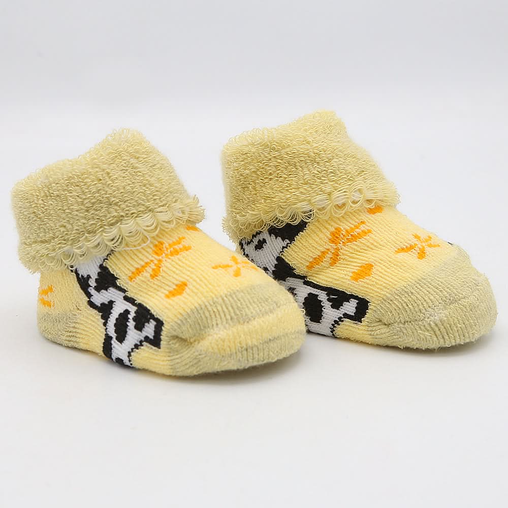 Newborn Booties (RA601) - Yellow, Kids, NB Shoes And Socks, Chase Value, Chase Value