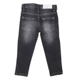 Girls Strip Denim Pant - Black, Kids, Pants And Capri, Chase Value, Chase Value