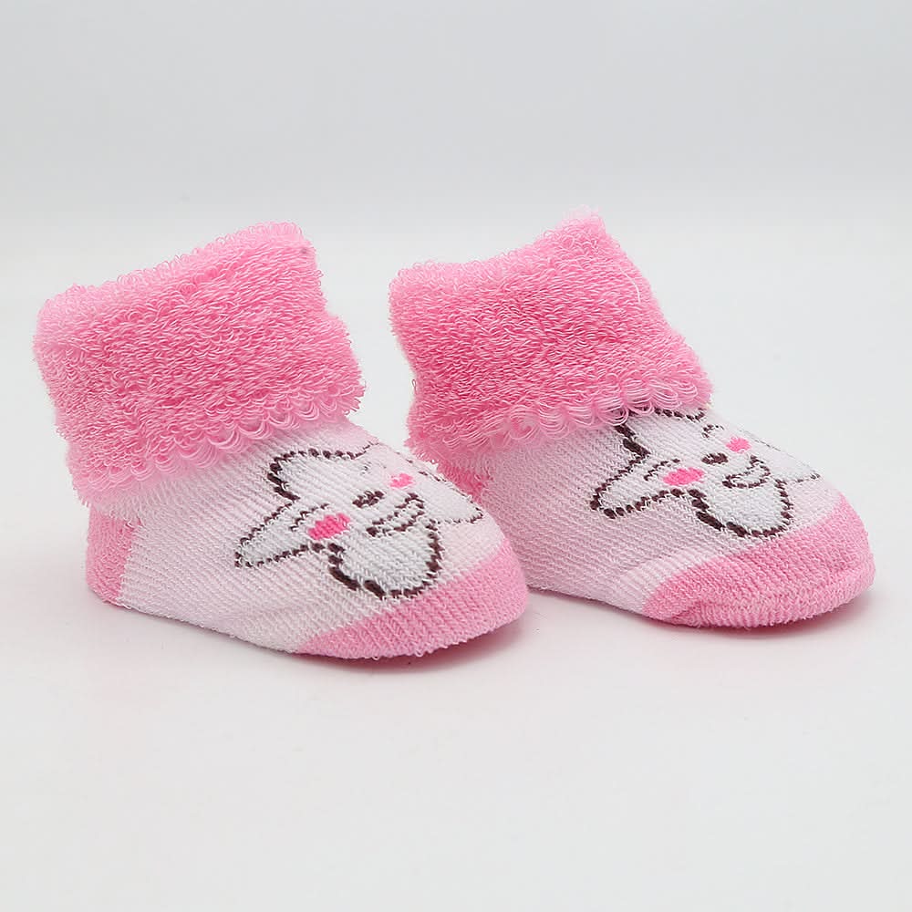 Newborn Booties (RA601) - Pink, Kids, NB Shoes And Socks, Chase Value, Chase Value
