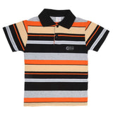 Boys Yarn Dyed T-Shirt - Orange, Kids, Boys T-Shirts, Chase Value, Chase Value