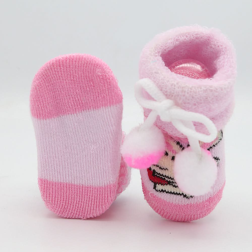 Newborn Booties (RA601) - Pink, Kids, NB Shoes And Socks, Chase Value, Chase Value
