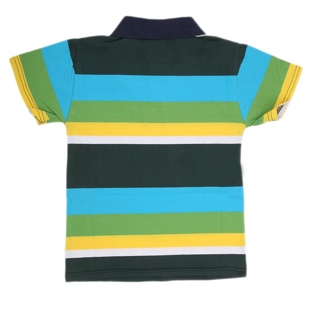 Boys Yarn Dyed T-Shirt - Multi, Kids, Boys T-Shirts, Chase Value, Chase Value