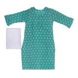 Girls Printed Shalwar Suit - Green, Kids, Girls Sets And Suits, Chase Value, Chase Value