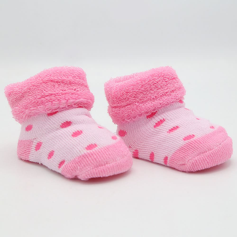 Newborn Booties (RA601) - Pink, Kids, NB Shoes And Socks, Chase Value, Chase Value