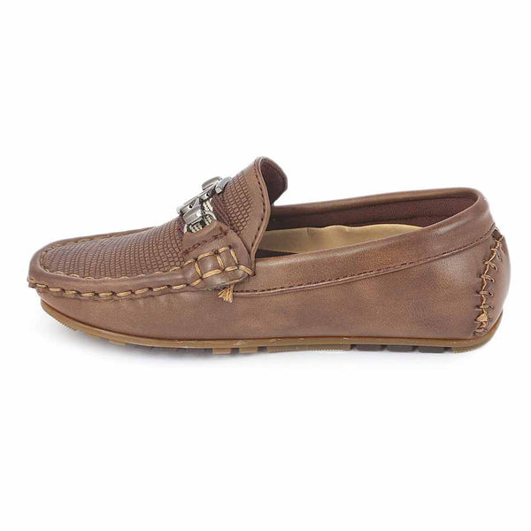 Boys Loafer Shoes 3357B - Coffee, Kids, Boys Casual Shoes And Sneakers, Chase Value, Chase Value