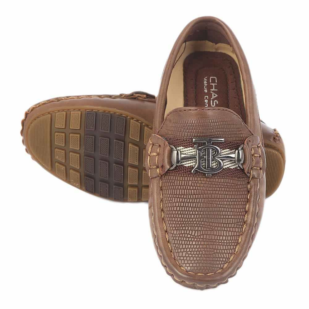 Boys Loafer Shoes 3357B - Coffee, Kids, Boys Casual Shoes And Sneakers, Chase Value, Chase Value