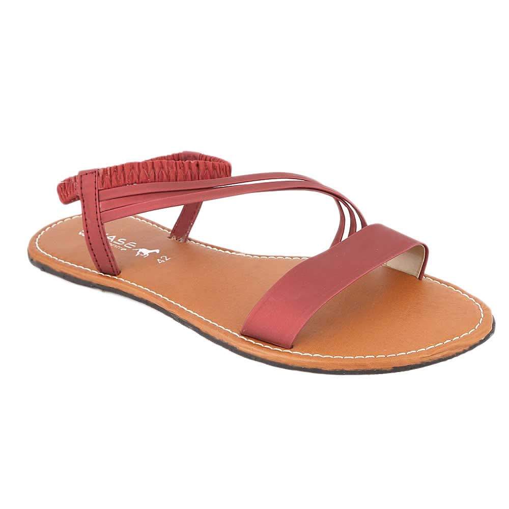 Women's Sandal (711) - Maroon, Women, Sandals, Chase Value, Chase Value