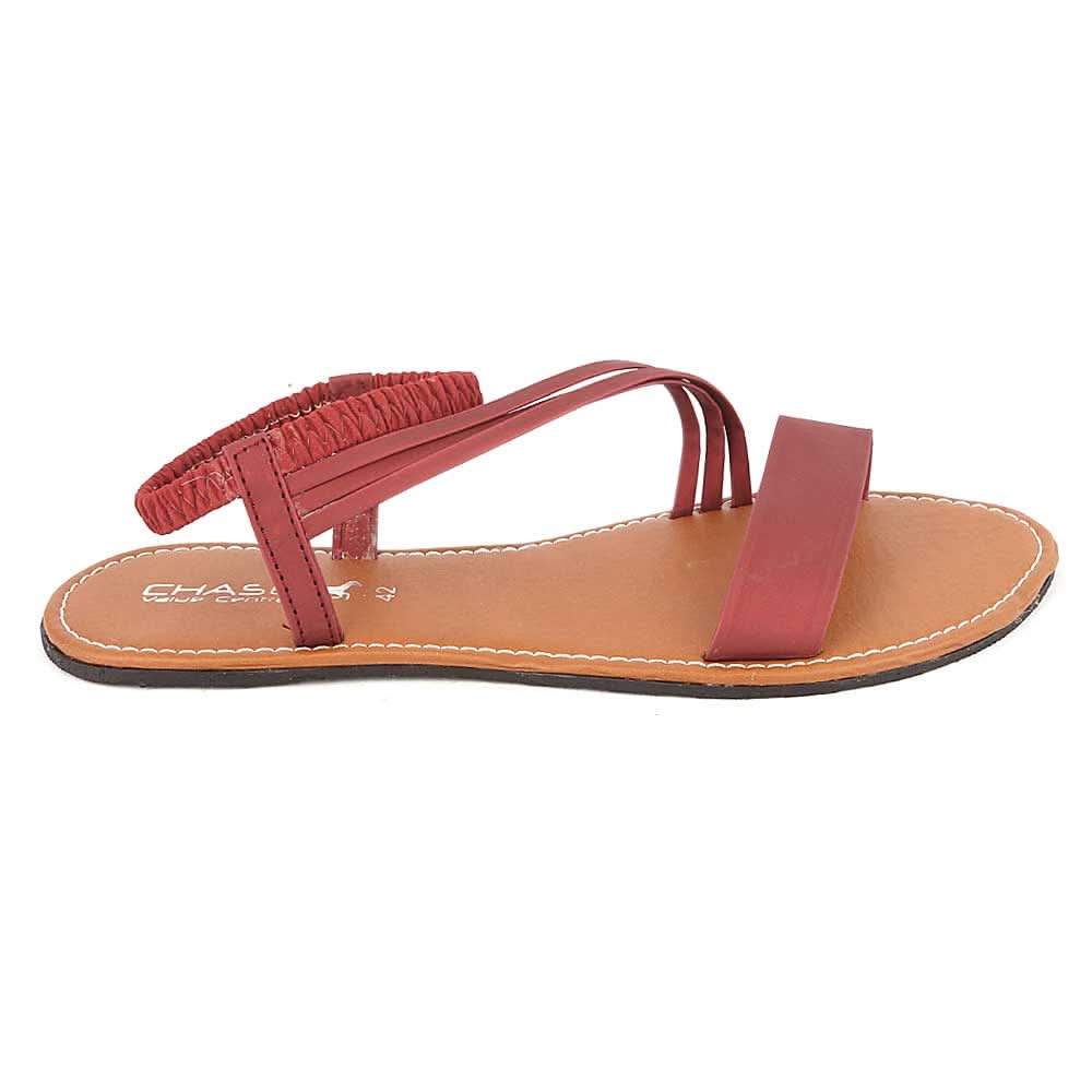 Women's Sandal (711) - Maroon, Women, Sandals, Chase Value, Chase Value