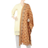 Women Velvet Print  Peoar Shawl - Multi - F, Women, Shawls And Scarves, Chase Value, Chase Value