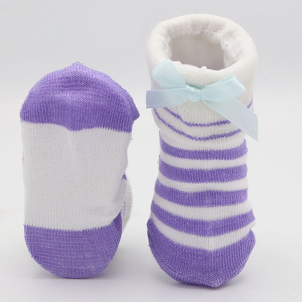 Newborn Booties (RA601) - Purple, Kids, NB Shoes And Socks, Chase Value, Chase Value