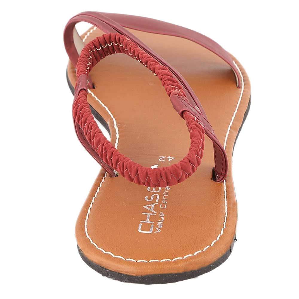 Women's Sandal (711) - Maroon, Women, Sandals, Chase Value, Chase Value