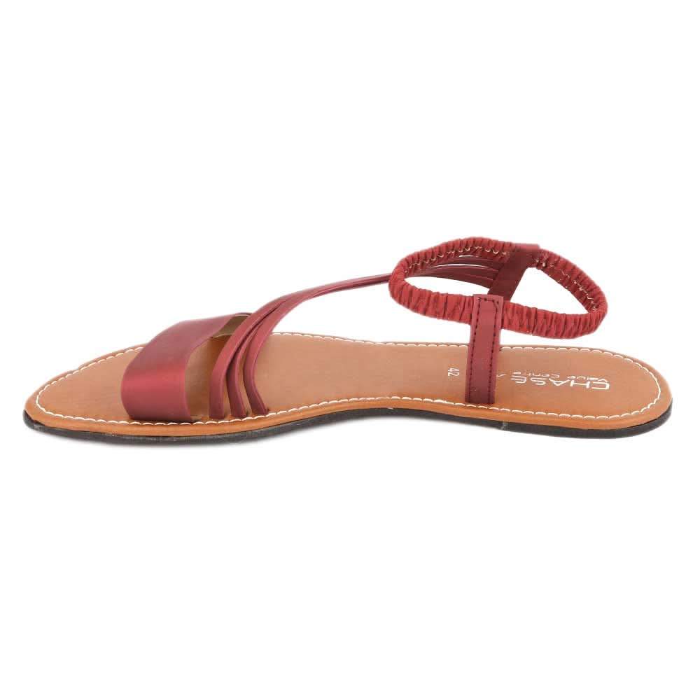 Women's Sandal (711) - Maroon, Women, Sandals, Chase Value, Chase Value