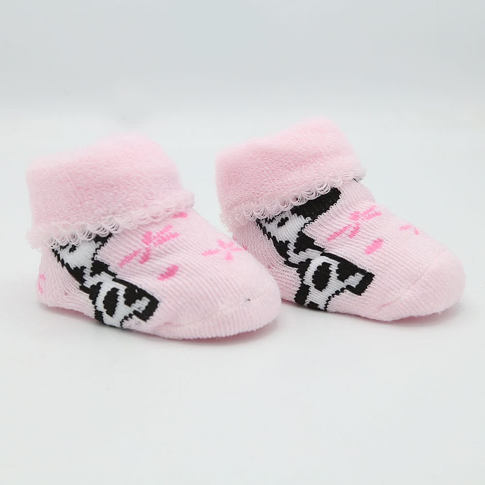 Newborn Booties (RA601) - Light Pink, Kids, NB Shoes And Socks, Chase Value, Chase Value