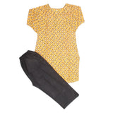 Girls Printed Shalwar Suit - Yellow, Kids, Girls Sets And Suits, Chase Value, Chase Value
