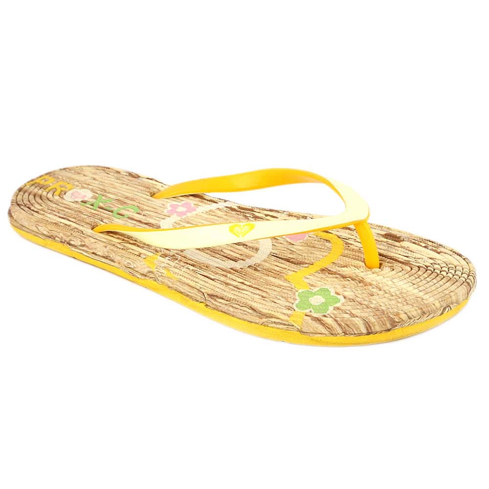 Quick Surf Women's Flip Flop Slippers 3023 - Yellow, Women, Slippers, Chase Value, Chase Value