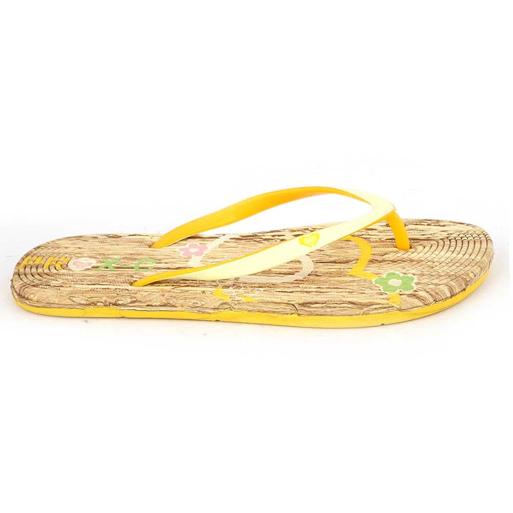 Quick Surf Women's Flip Flop Slippers 3023 - Yellow, Women, Slippers, Chase Value, Chase Value