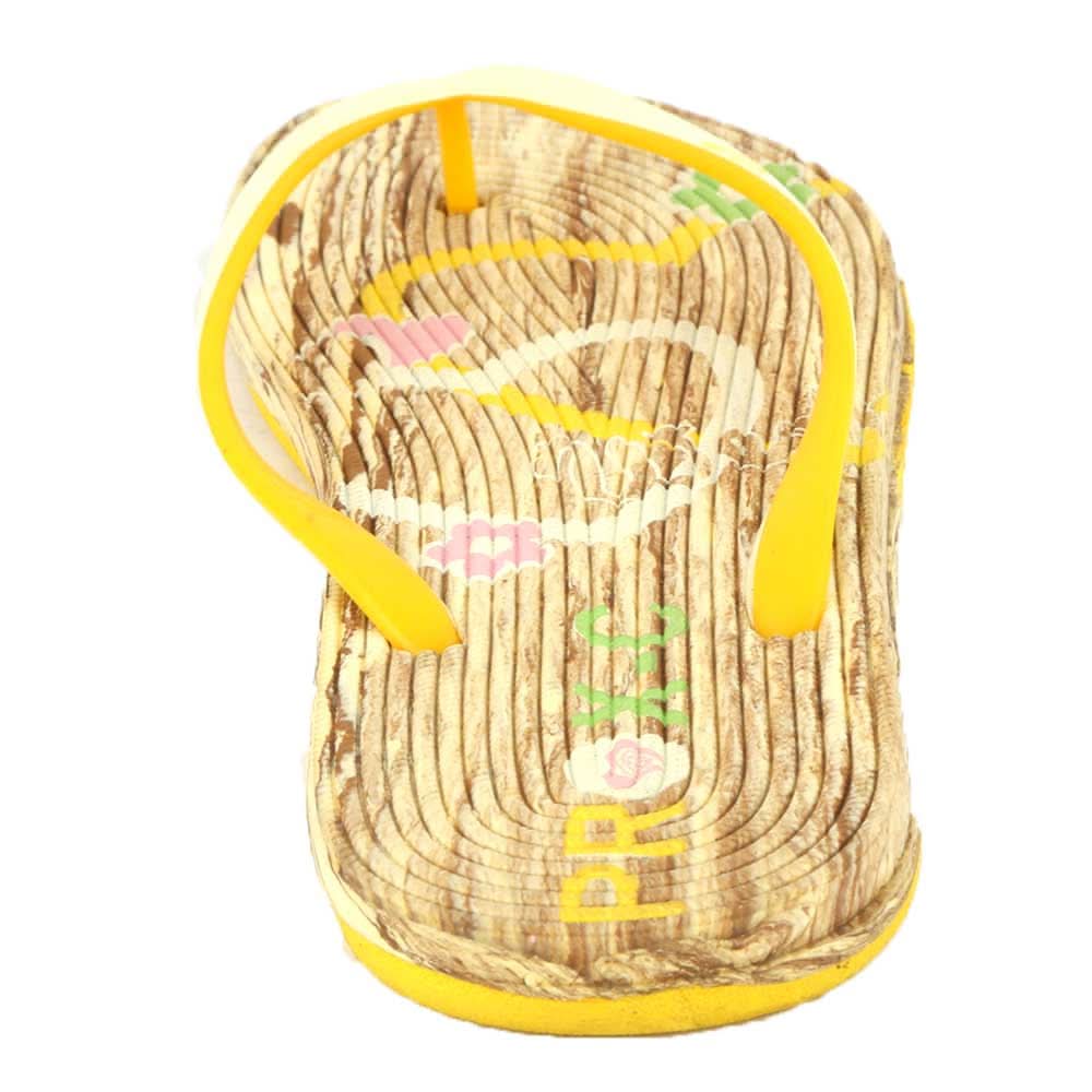 Quick Surf Women's Flip Flop Slippers 3023 - Yellow, Women, Slippers, Chase Value, Chase Value