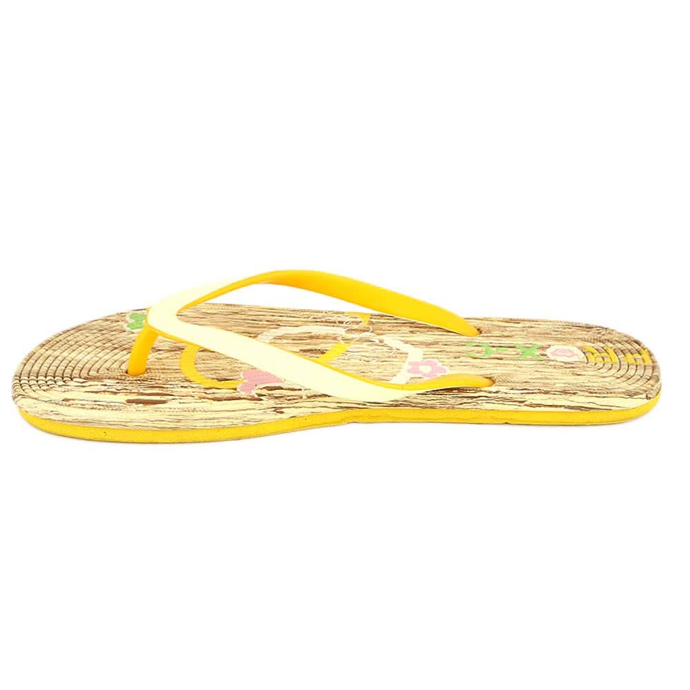 Quick Surf Women's Flip Flop Slippers 3023 - Yellow, Women, Slippers, Chase Value, Chase Value