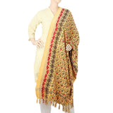 Women Velvet Print  Peoar Shawl - Multi - E, Women, Shawls And Scarves, Chase Value, Chase Value