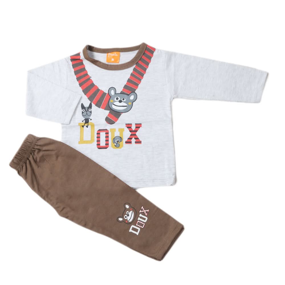 Boys Full Sleeves Suit - Dark Brown, Kids, Boys Sets And Suits, Chase Value, Chase Value