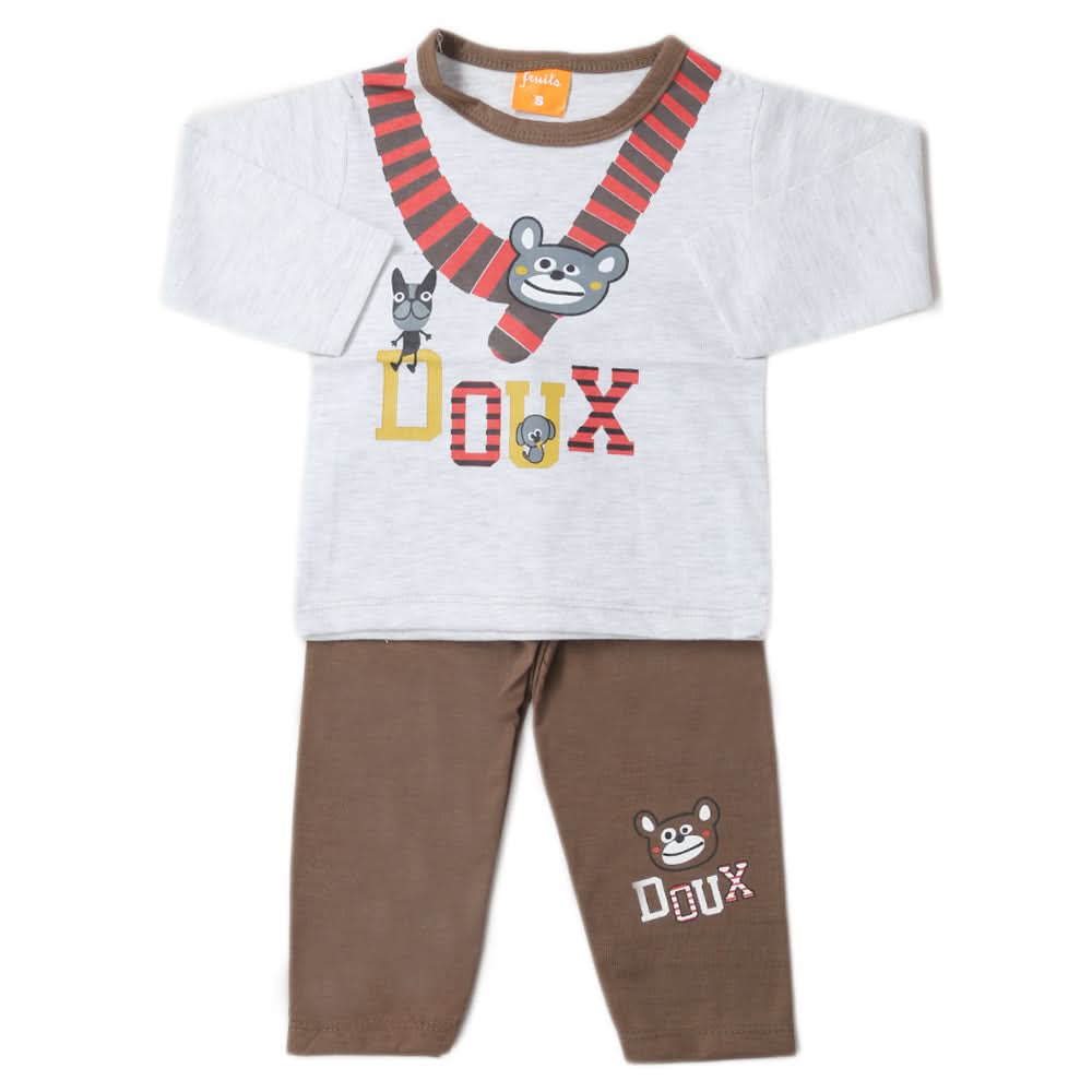 Boys Full Sleeves Suit - Dark Brown, Kids, Boys Sets And Suits, Chase Value, Chase Value