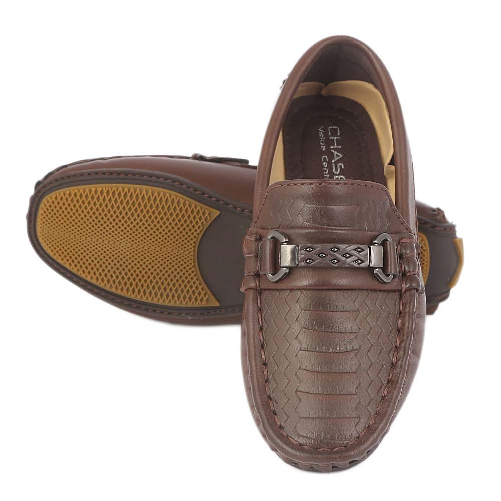 Boys Loafers 3357A - Coffee, Kids, Boys Casual Shoes And Sneakers, Chase Value, Chase Value