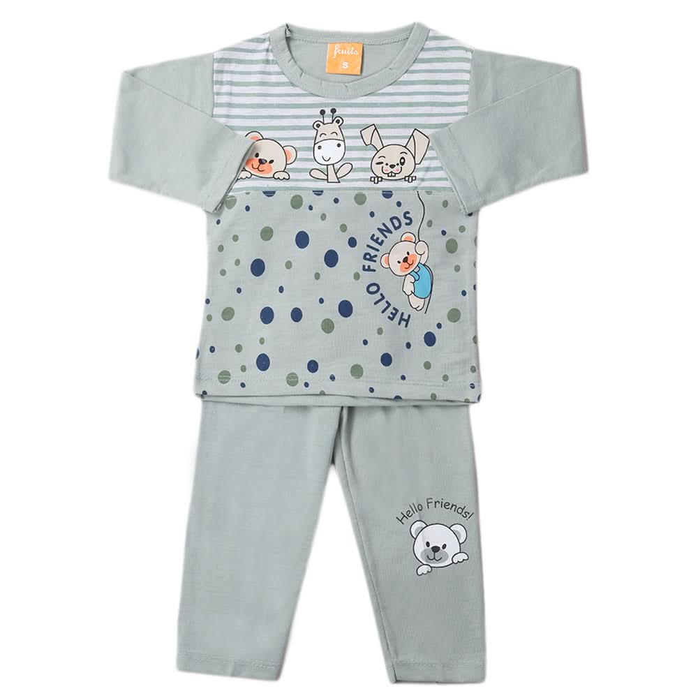 Boys Full Sleeves Suit - Green, Kids, Boys Sets And Suits, Chase Value, Chase Value