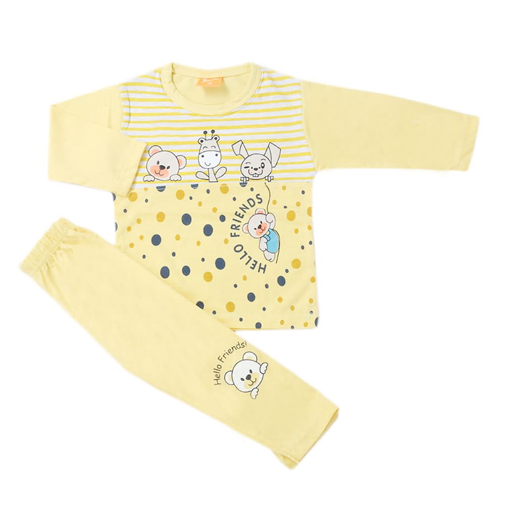 Boys Full Sleeves Suit - Yellow, Kids, Boys Sets And Suits, Chase Value, Chase Value