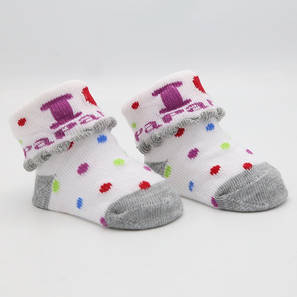 Newborn Booties (RA601) - Grey, Kids, NB Shoes And Socks, Chase Value, Chase Value