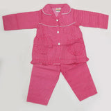 Girls Full Sleeves Night Suit - Pink, Kids, Girls Sets And Suits, Chase Value, Chase Value