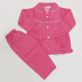 Girls Full Sleeves Night Suit - Pink, Kids, Girls Sets And Suits, Chase Value, Chase Value
