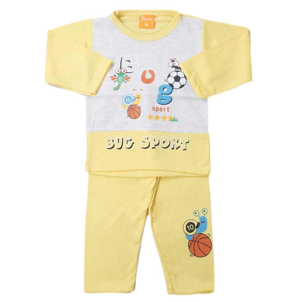 Boys Full Sleeves Suit - Yellow, Kids, Boys Sets And Suits, Chase Value, Chase Value