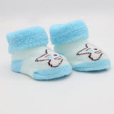 Newborn Booties (RA601) - Cyan, Kids, NB Shoes And Socks, Chase Value, Chase Value