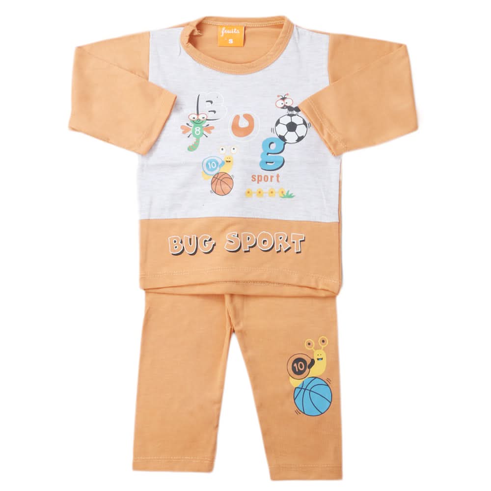 Boys Full Sleeves Suit - Peach, Kids, Boys Sets And Suits, Chase Value, Chase Value