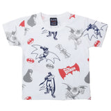 Boys Half Sleeves T-Shirt - White, Kids, Boys T-Shirts, Chase Value, Chase Value