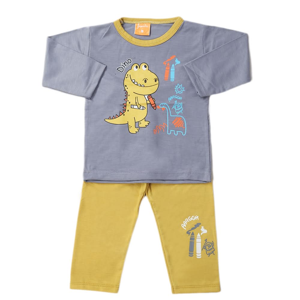 Boys Full Sleeves Suit - Grey, Kids, Boys Sets And Suits, Chase Value, Chase Value