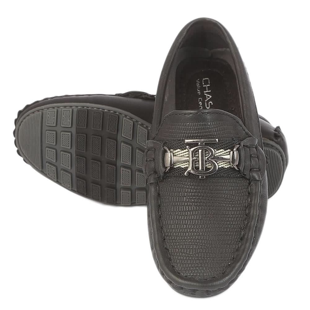 Boys Loafer 339A - Black, Kids, Boys Casual Shoes And Sneakers, Chase Value, Chase Value