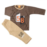 Boys Full Sleeves Suit - Dark Brown, Kids, Boys Sets And Suits, Chase Value, Chase Value