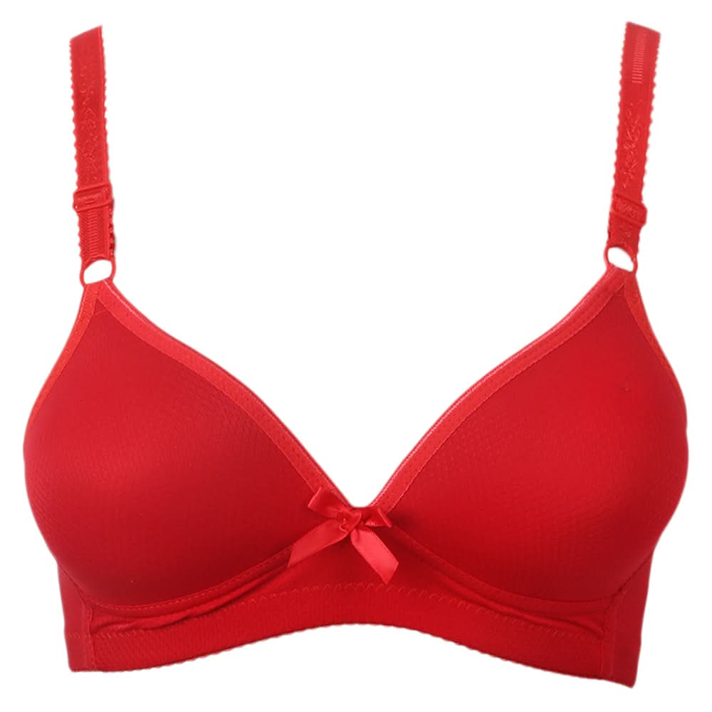 Women's Foam Bra - Red, Women Bras, Chase Value, Chase Value