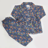Girls Full Sleeves Night Suit - Navy Blue, Kids, Girls Sets And Suits, Chase Value, Chase Value