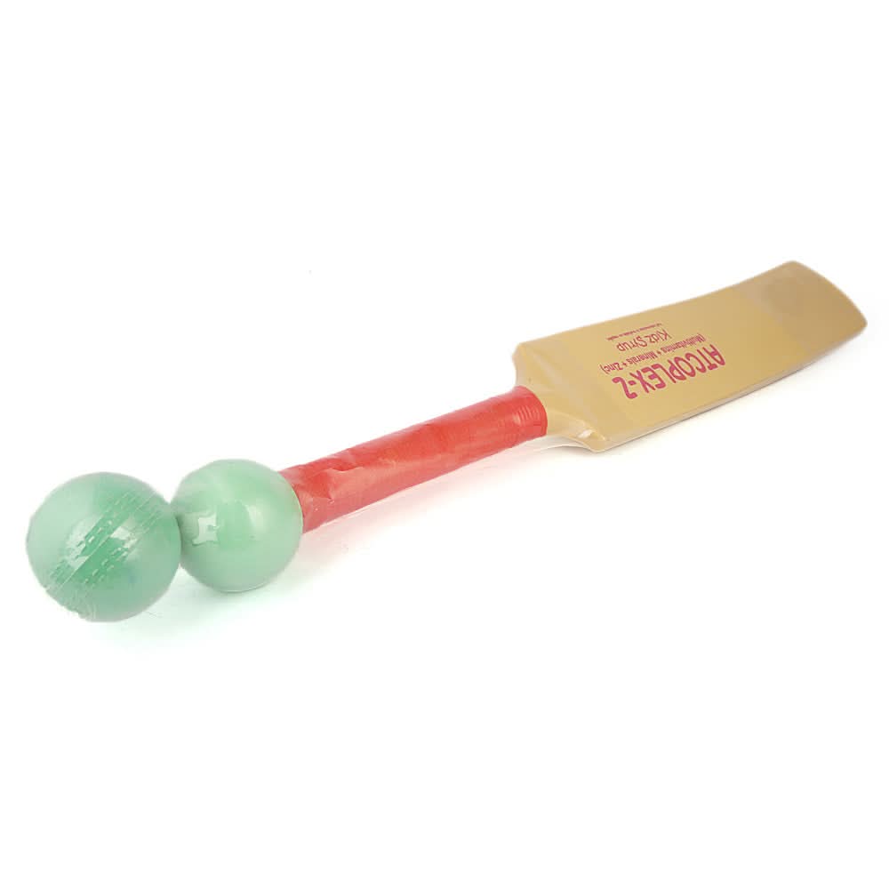Plastic Bat With Plastic Ball For Kids - Beige, Kids, Sports, Chase Value, Chase Value