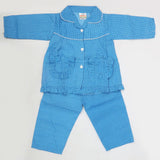 Girls Full Sleeves Night Suit - Blue, Kids, Girls Sets And Suits, Chase Value, Chase Value