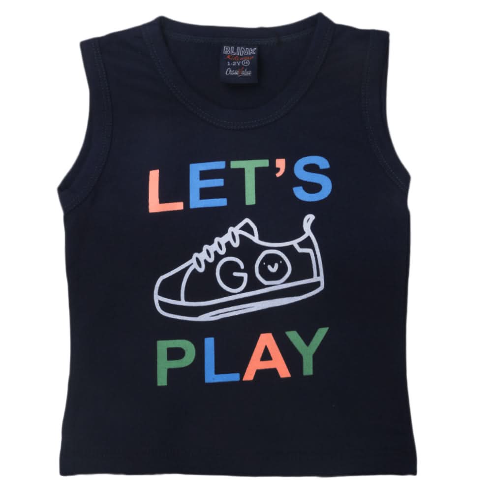 Boys Sando T-Shirts - Navy Blue, Kids, Boys Sando, Chase Value, Chase Value