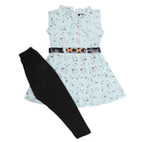 Girls Half Sleeves Suit 1515 16-20 - Cyan, Kids, Girls Sets And Suits, Chase Value, Chase Value