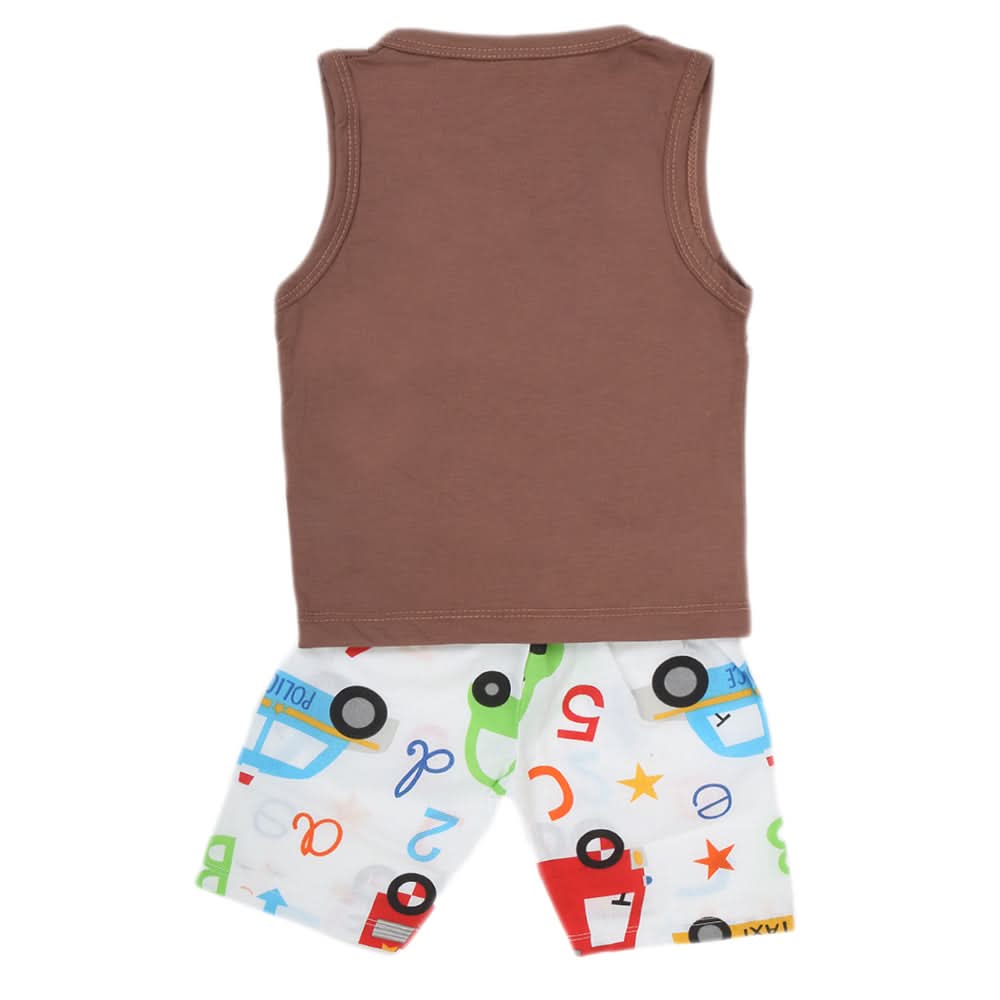 Boys Sando Suit - Coffee, Kids, Boys Sando, Chase Value, Chase Value
