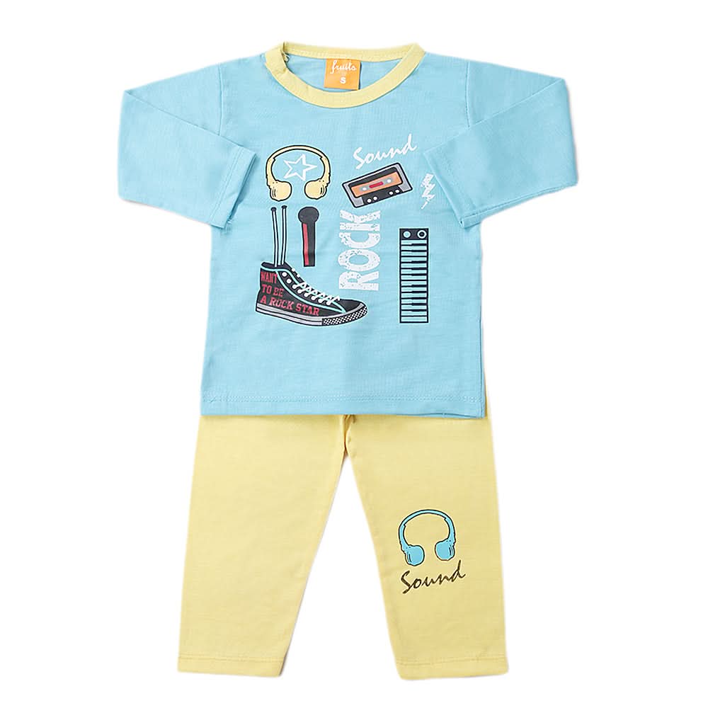 Boys Full Sleeves Suit - Blue, Kids, Boys Sets And Suits, Chase Value, Chase Value