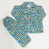 Girls Full Sleeves Night Suit - Blue, Kids, Girls Sets And Suits, Chase Value, Chase Value