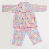 Girls Full Sleeves Night Suit - Pink, Kids, Girls Sets And Suits, Chase Value, Chase Value